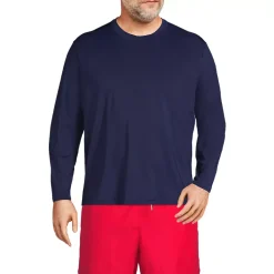 Men's SunShade UPF 50 Long Sleeve Swim Tee Rash Guard