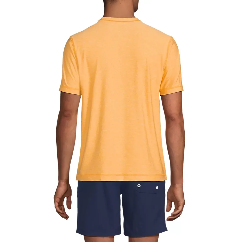 Men's SunShade UPF 50 Short Sleeve Swim Tee Rash Guard
