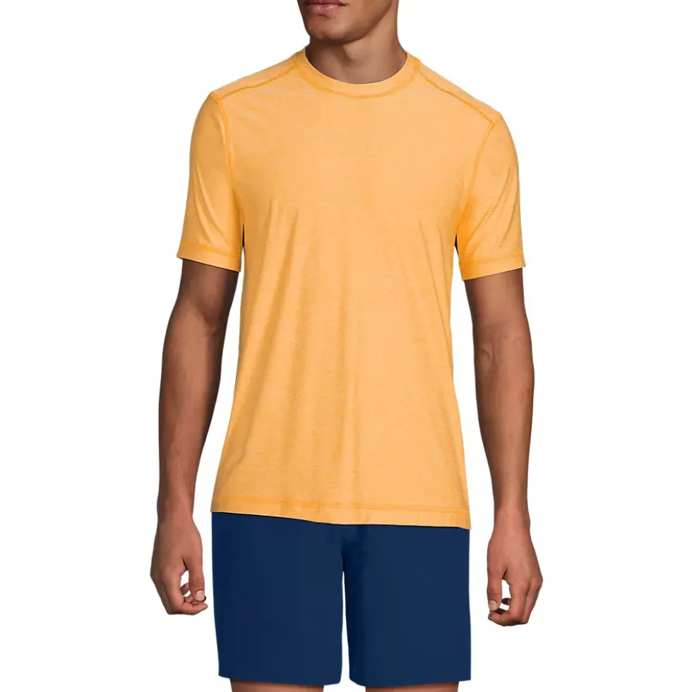 Men's SunShade UPF 50 Short Sleeve Swim Tee Rash Guard