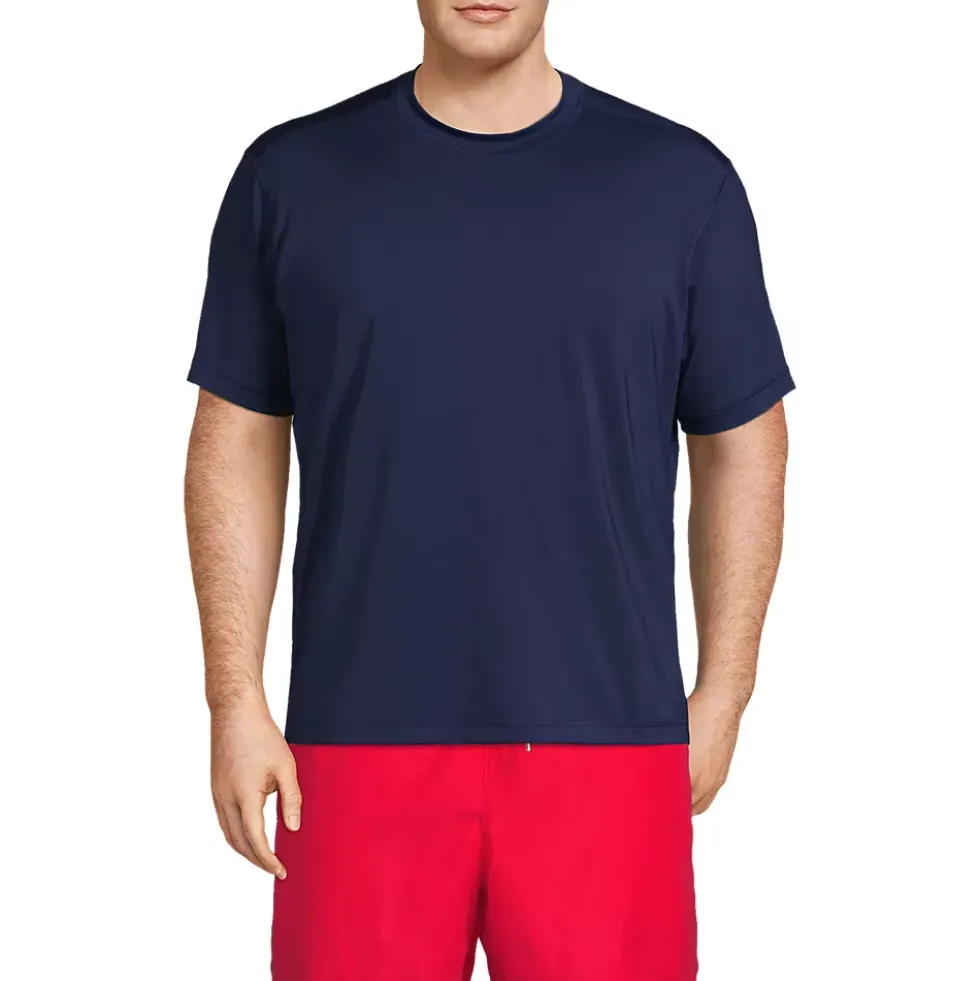 Men's SunShade UPF 50 Short Sleeve Swim Tee Rash Guard