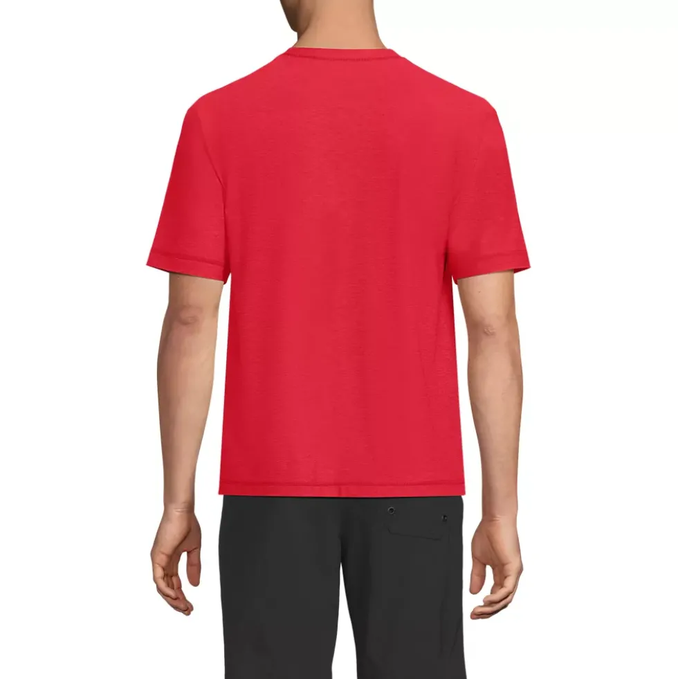 Men's SunShade UPF 50 Short Sleeve Swim Tee Rash Guard