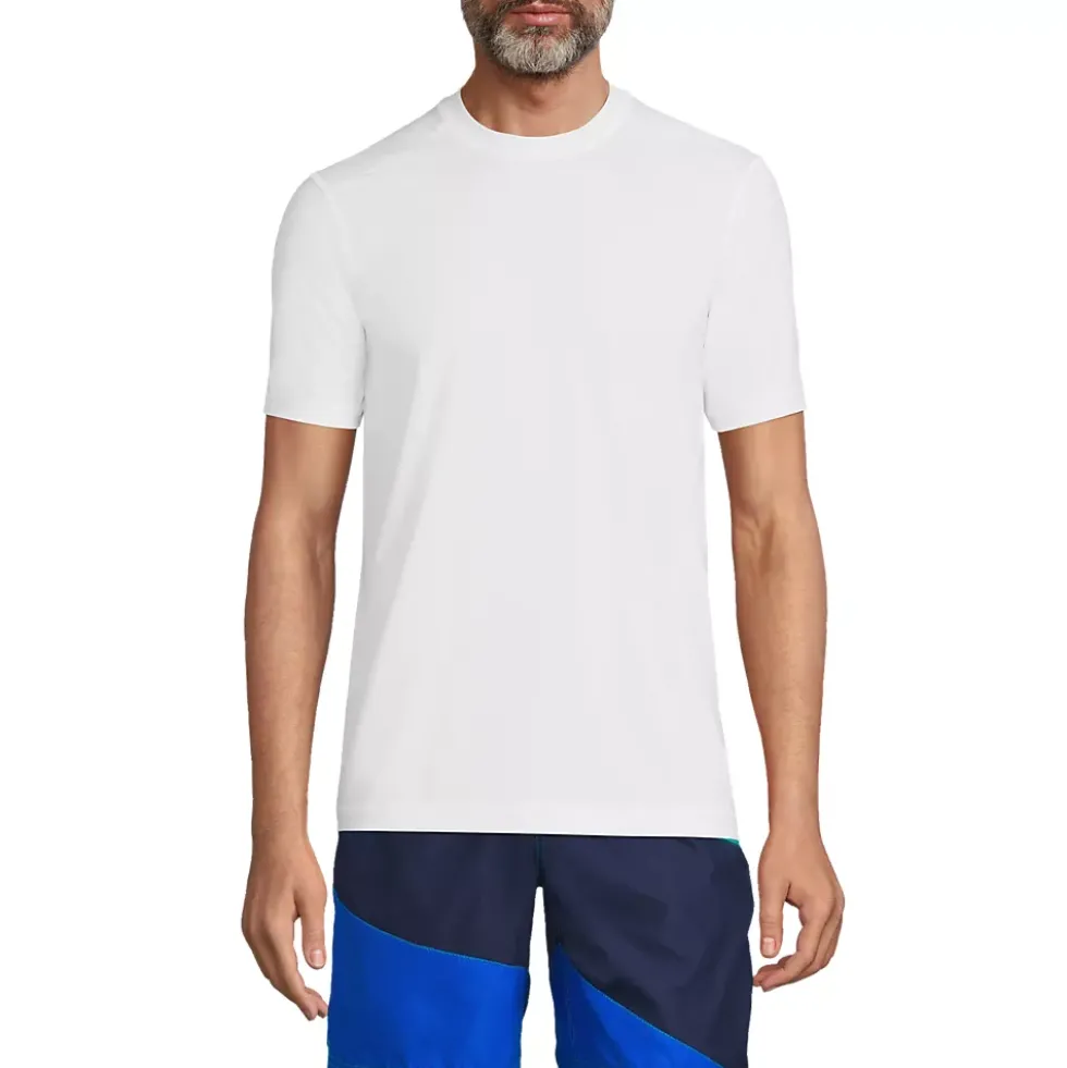 Men's SunShade UPF 50 Short Sleeve Swim Tee Rash Guard