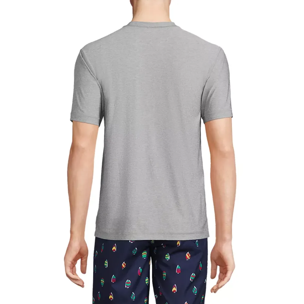 Men's SunShade UPF 50 Short Sleeve Swim Tee Rash Guard