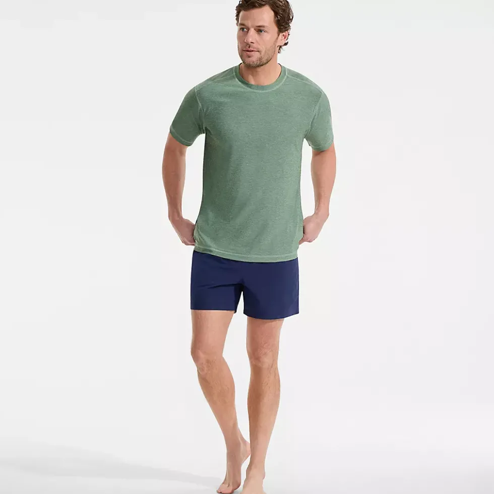 Men's SunShade UPF 50 Short Sleeve Swim Tee Rash Guard
