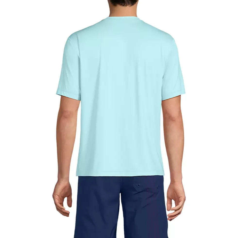 Men's SunShade UPF 50 Short Sleeve Swim Tee Rash Guard