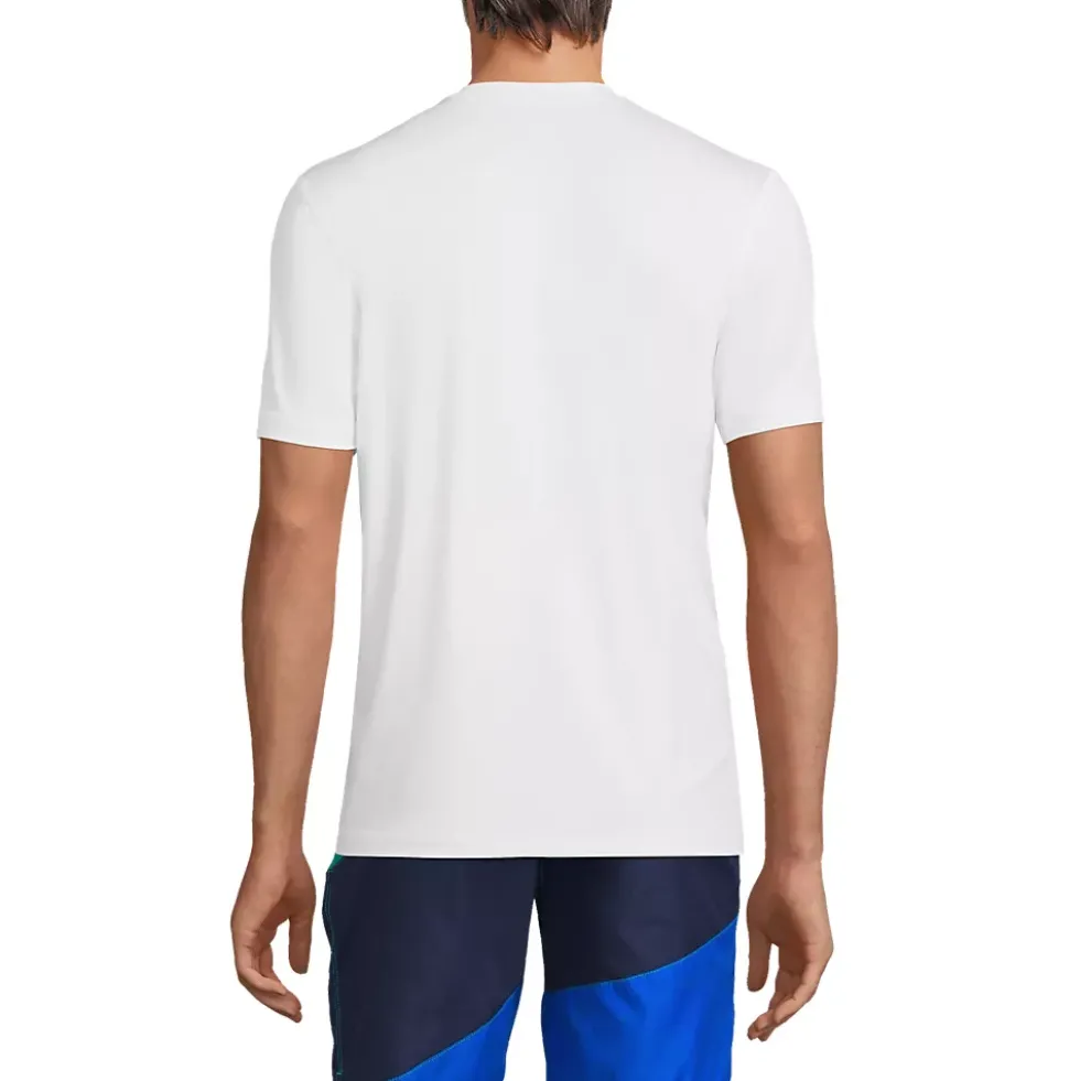 Men's SunShade UPF 50 Short Sleeve Swim Tee Rash Guard