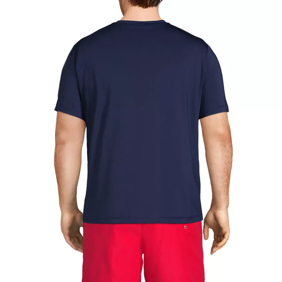Men's SunShade UPF 50 Short Sleeve Swim Tee Rash Guard