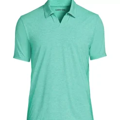 Men's SunShade UPF 50 Short Sleeve Johnny Collar Polo Rash Guard Shirt