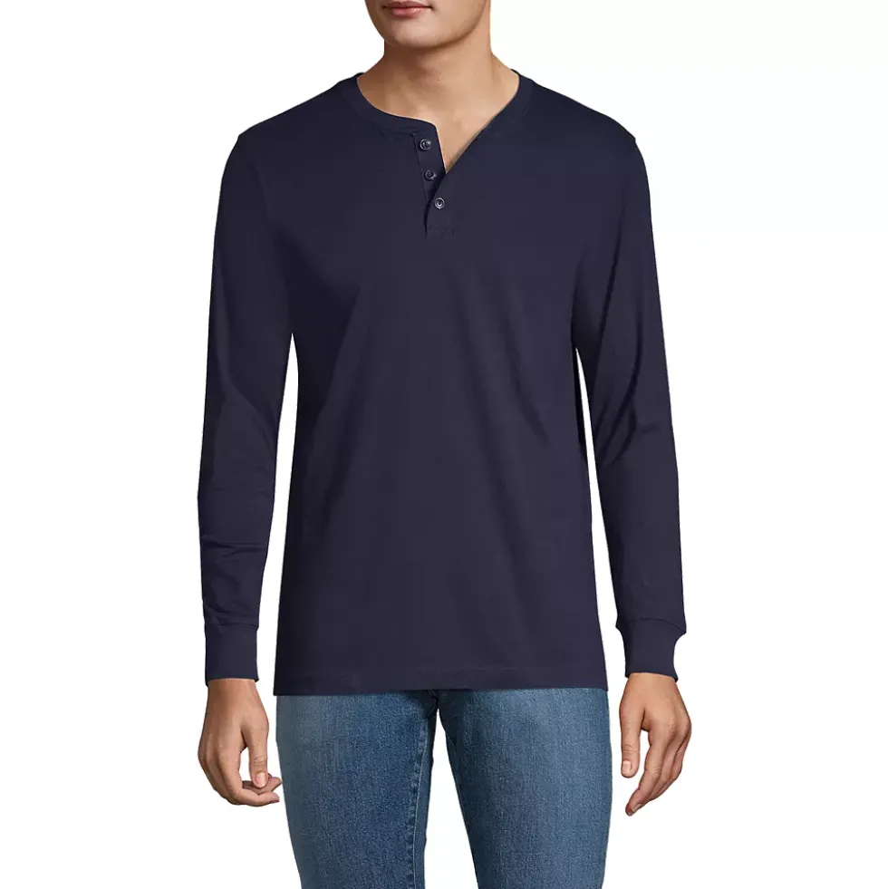 Men's Super-T Long Sleeve Henley Shirt