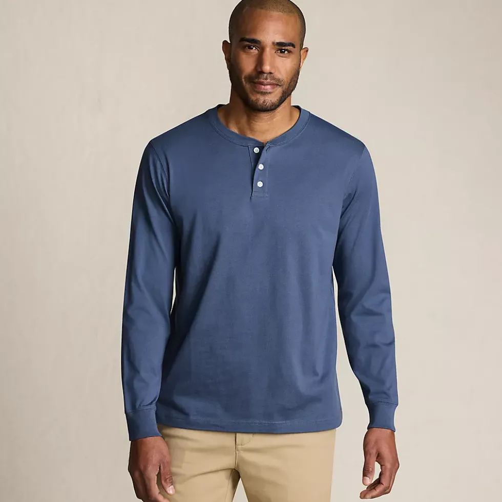 Men's Super-T Long Sleeve Henley Shirt