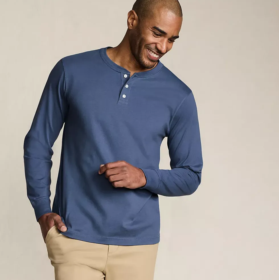 Men's Super-T Long Sleeve Henley Shirt