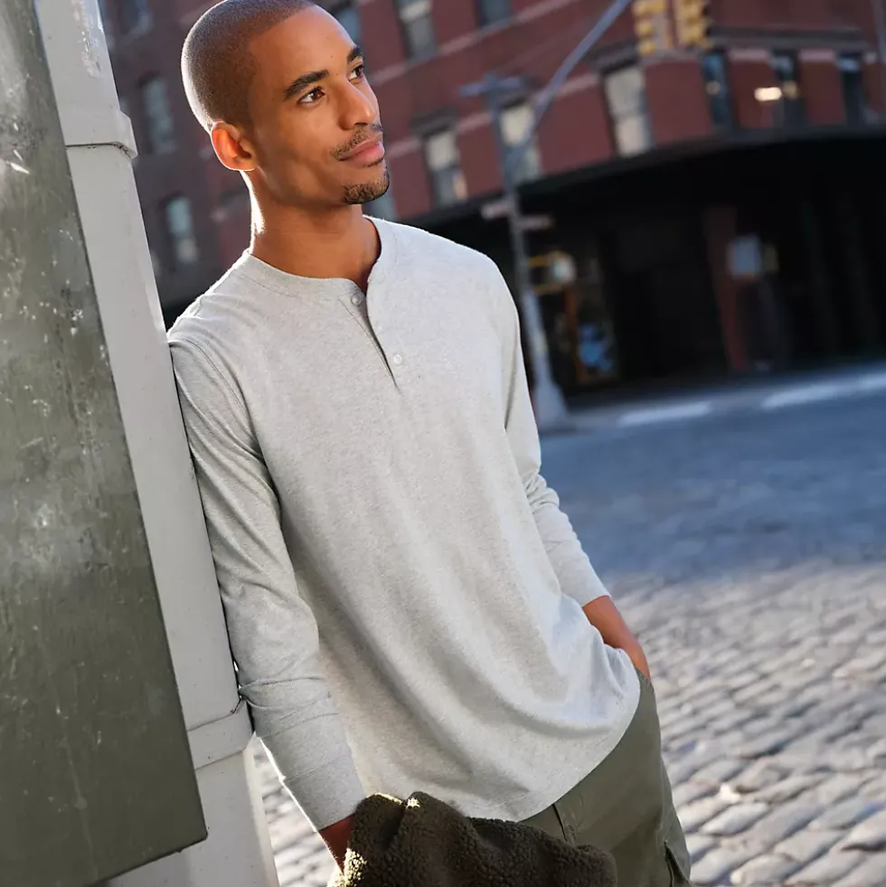 Men's Super-T Long Sleeve Henley Shirt
