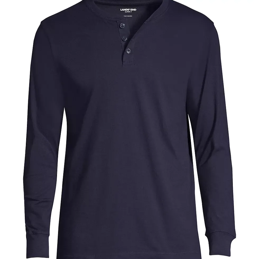 Men's Super-T Long Sleeve Henley Shirt