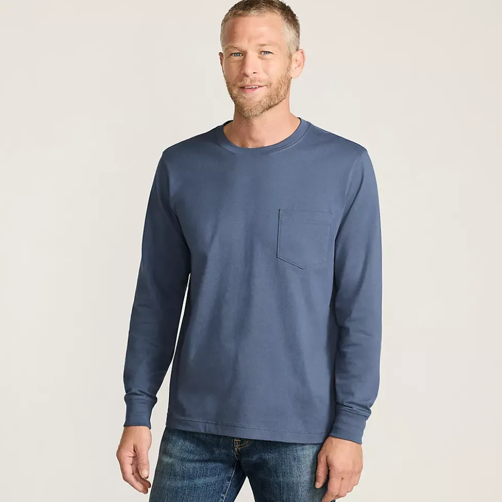 Men's Super-T Long Sleeve T-Shirt with Pocket