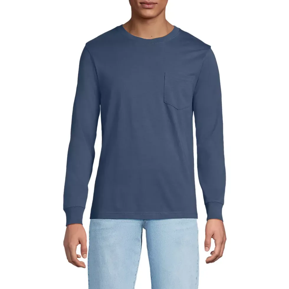 Men's Super-T Long Sleeve T-Shirt with Pocket