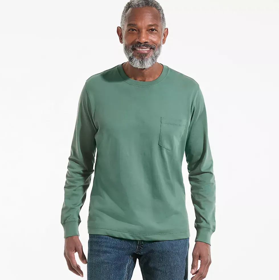 Men's Super-T Long Sleeve T-Shirt with Pocket