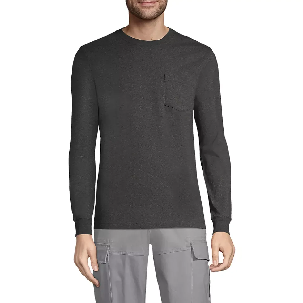 Men's Super-T Long Sleeve T-Shirt with Pocket