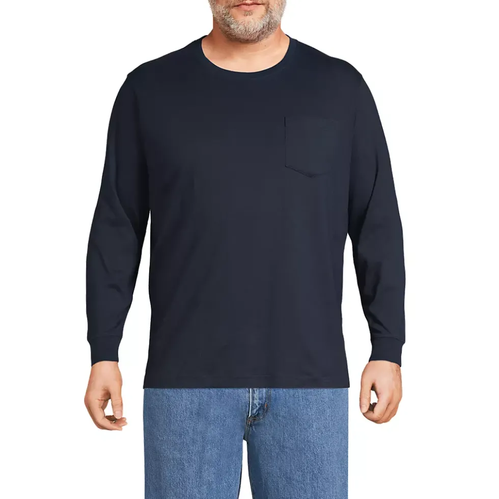 Men's Super-T Long Sleeve T-Shirt with Pocket