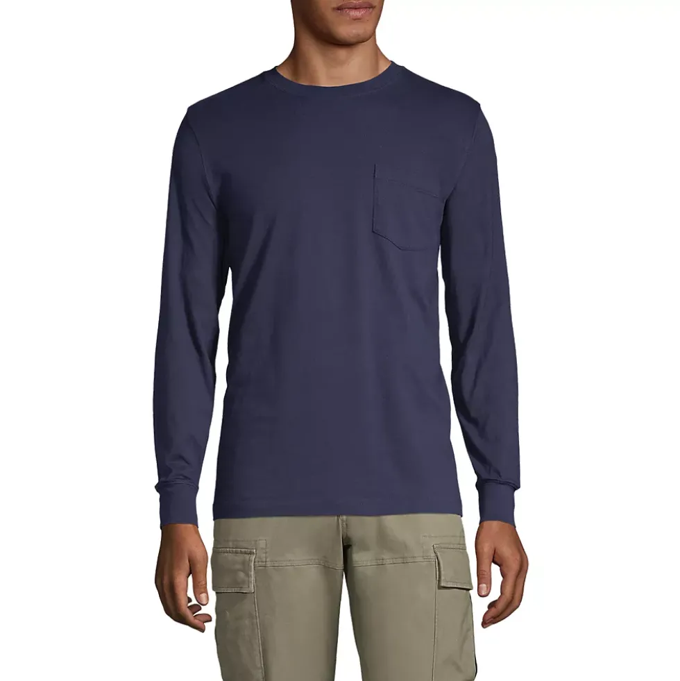 Men's Super-T Long Sleeve T-Shirt with Pocket