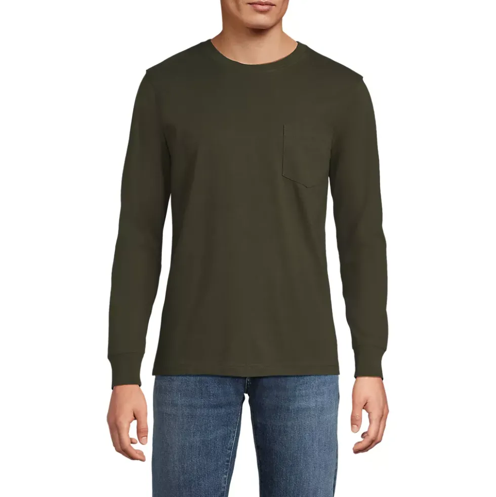 Men's Super-T Long Sleeve T-Shirt with Pocket