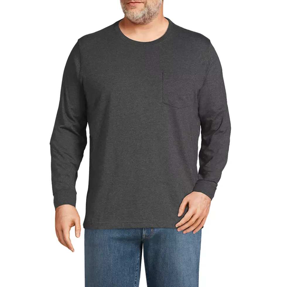 Men's Super-T Long Sleeve T-Shirt with Pocket