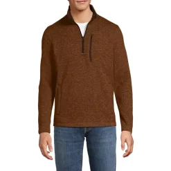 Men's Sweater Fleece Quarter Zip Pullover