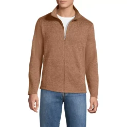 Men's Sweater Fleece Zip Front Jacket