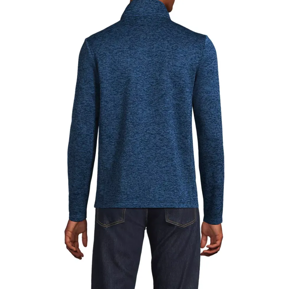 Men's Sweater Fleece Zip Front Jacket