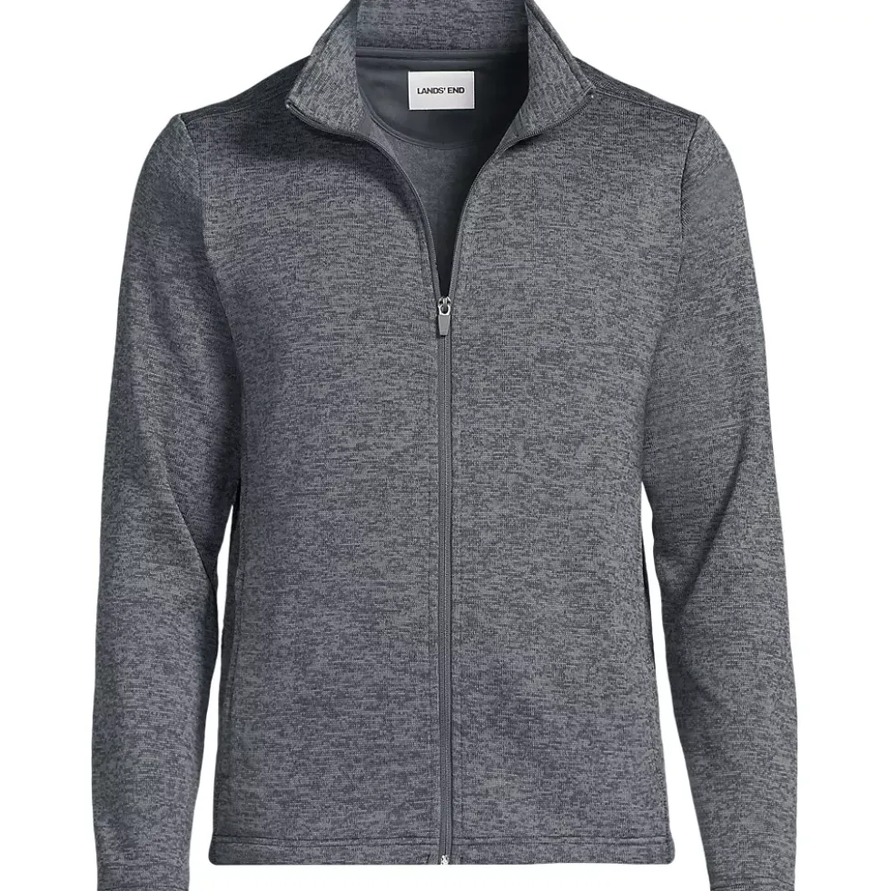 Men's Sweater Fleece Zip Front Jacket