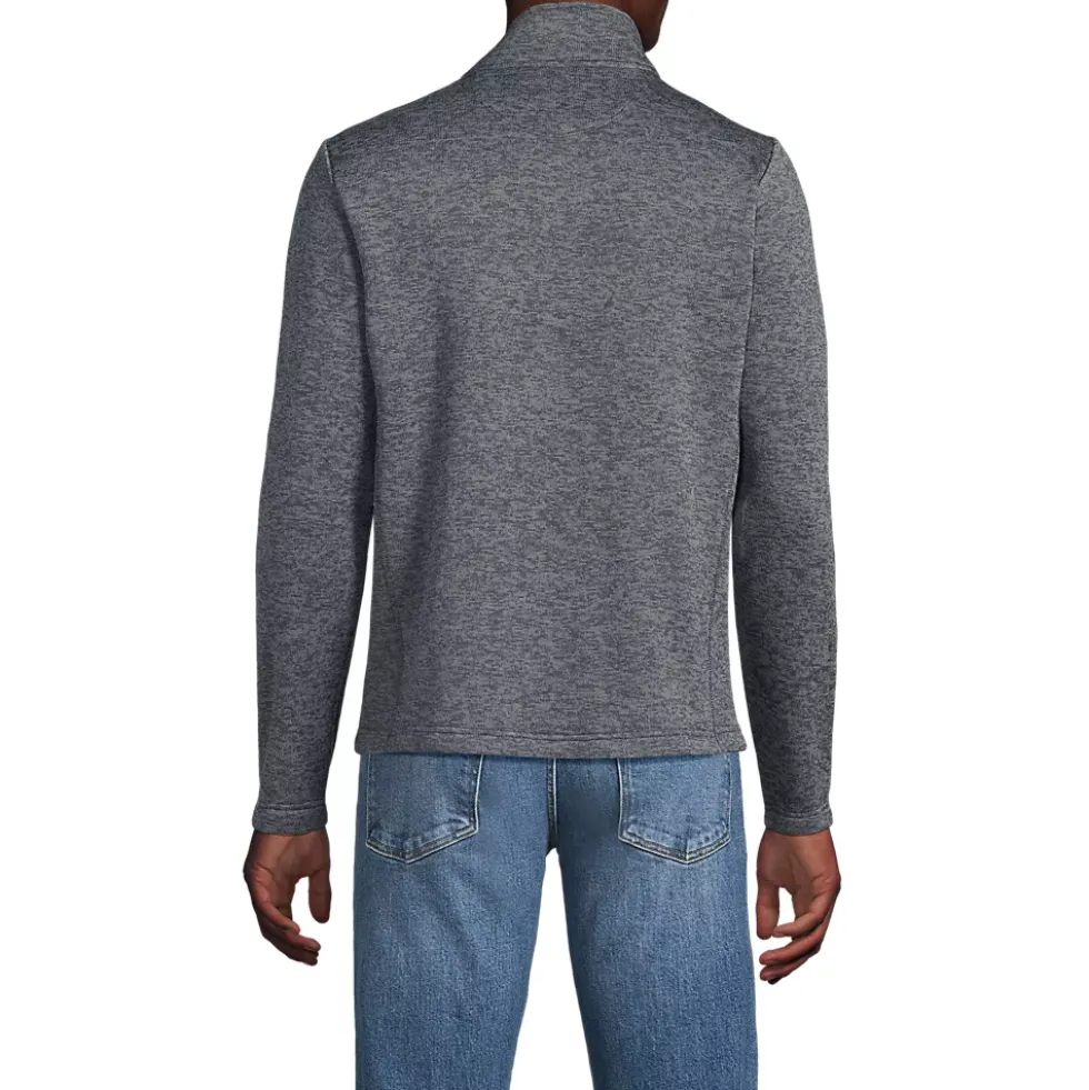 Men's Sweater Fleece Zip Front Jacket