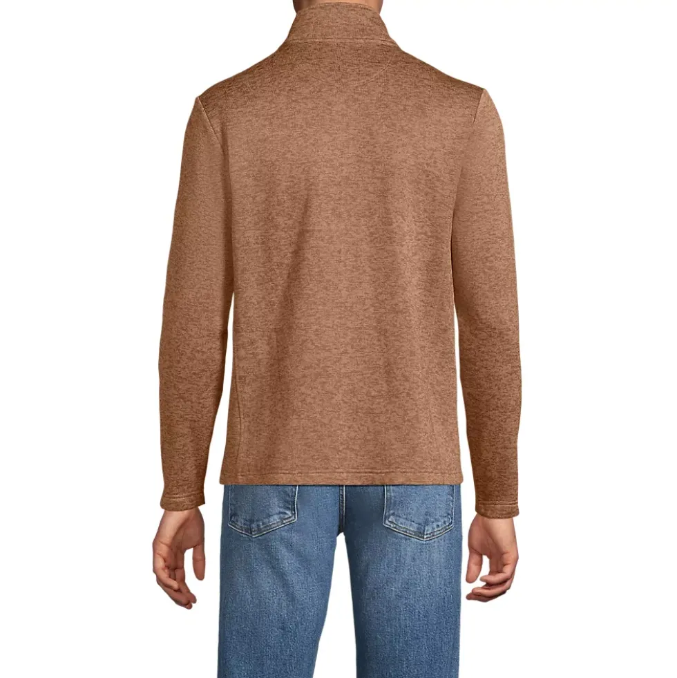 Men's Sweater Fleece Zip Front Jacket