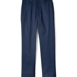 Men's Tailored Fit Blend Plain Front Pants