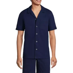 Men's Tall Short Sleeve Essential Pajama Shirt