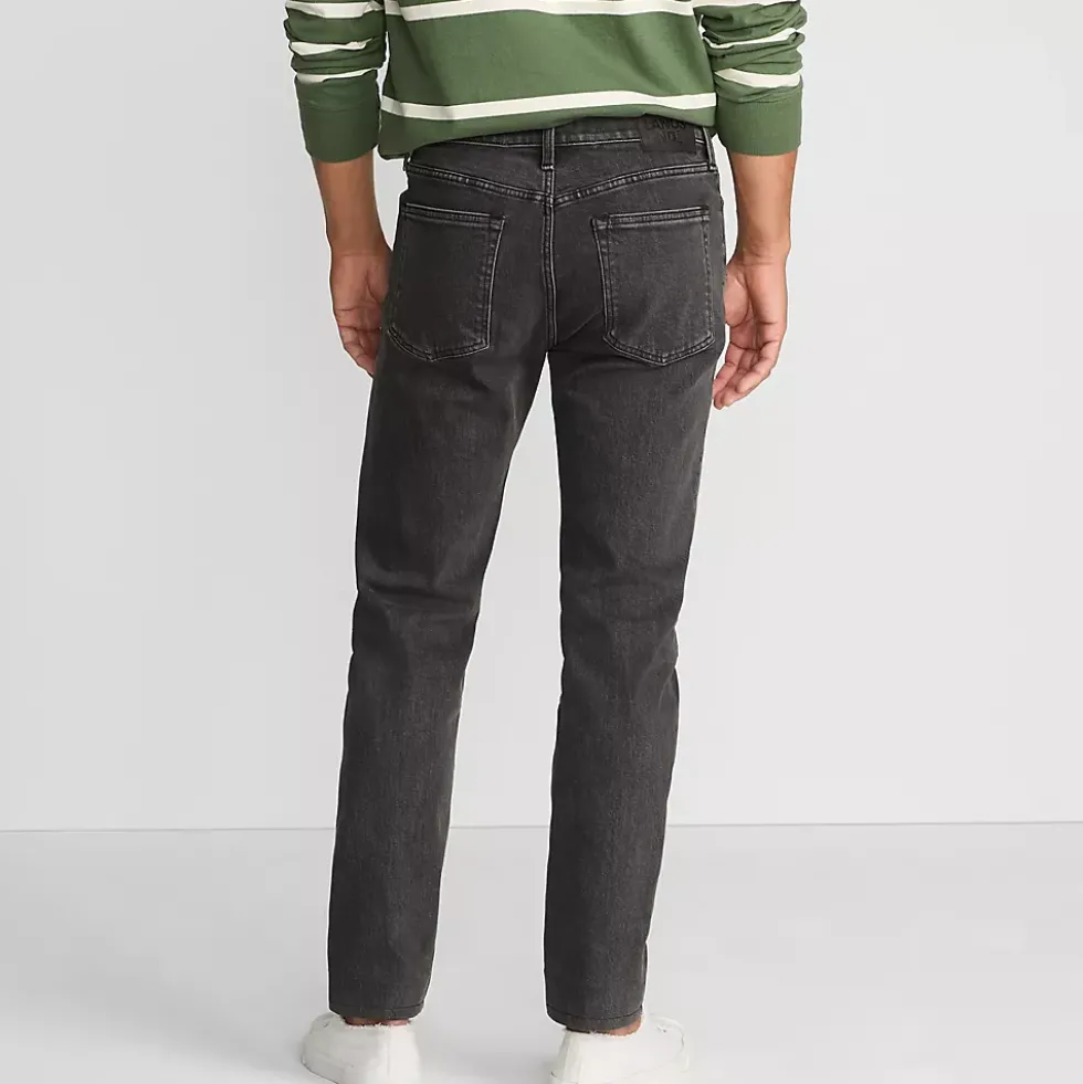 Men's Tall Slim Fit Stretch Jeans Washed Black