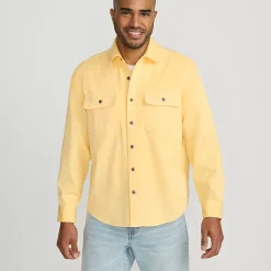 Men's Tall Sun Washed Overshirt