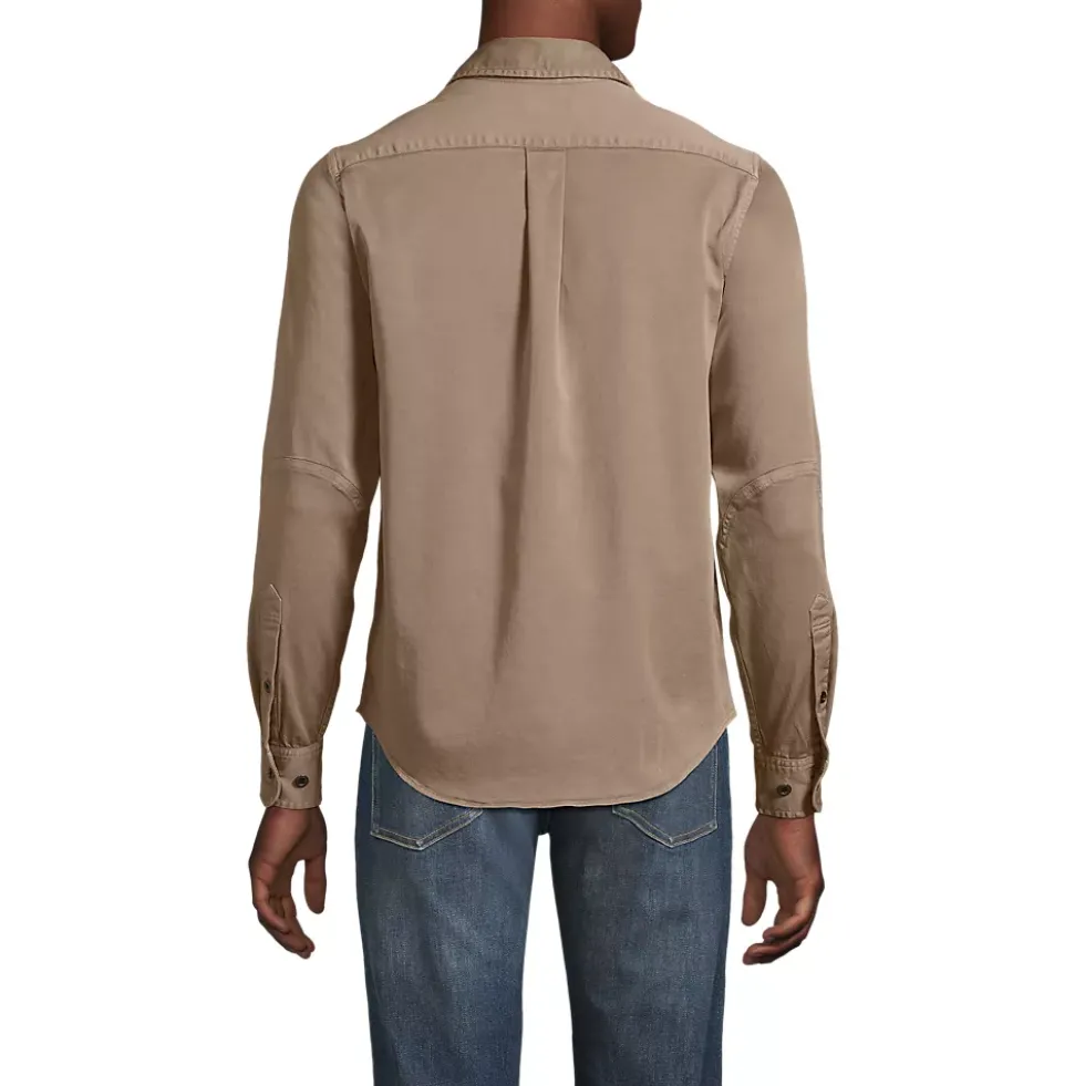 Men's Tall Sun Washed Overshirt