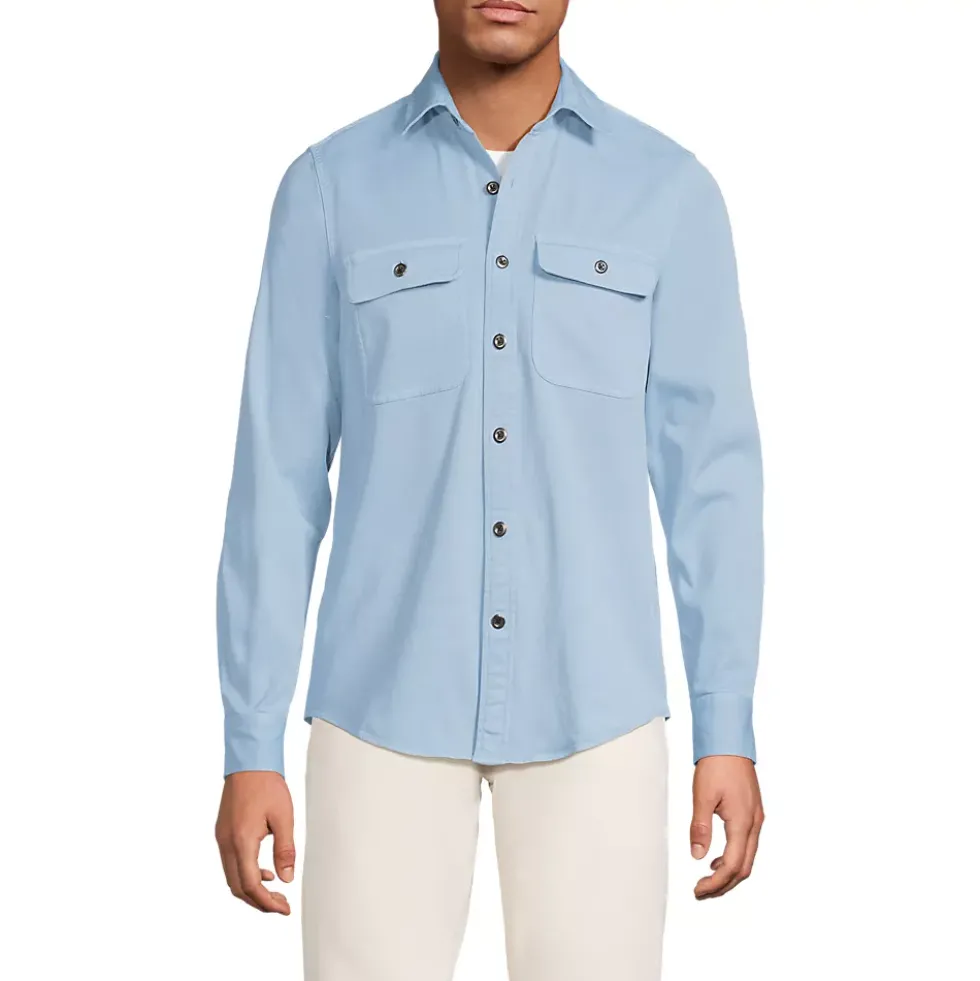 Men's Tall Sun Washed Overshirt