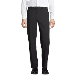 Men's Tall Washable Wool Plain Trousers