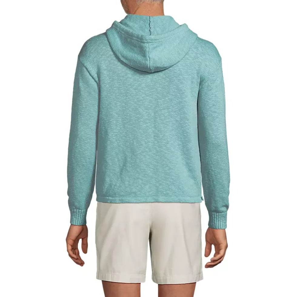 Men's Textural Slub Hoodie Sweater