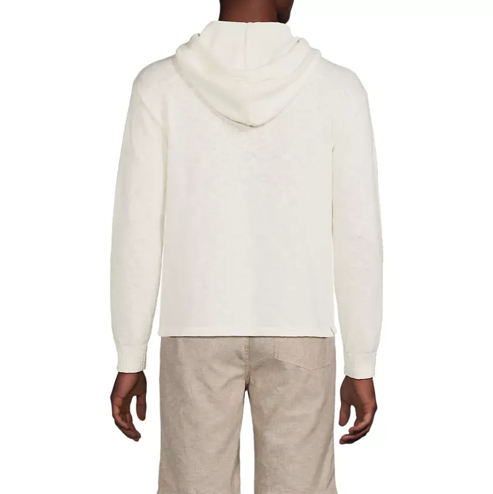 Men's Textural Slub Hoodie Sweater