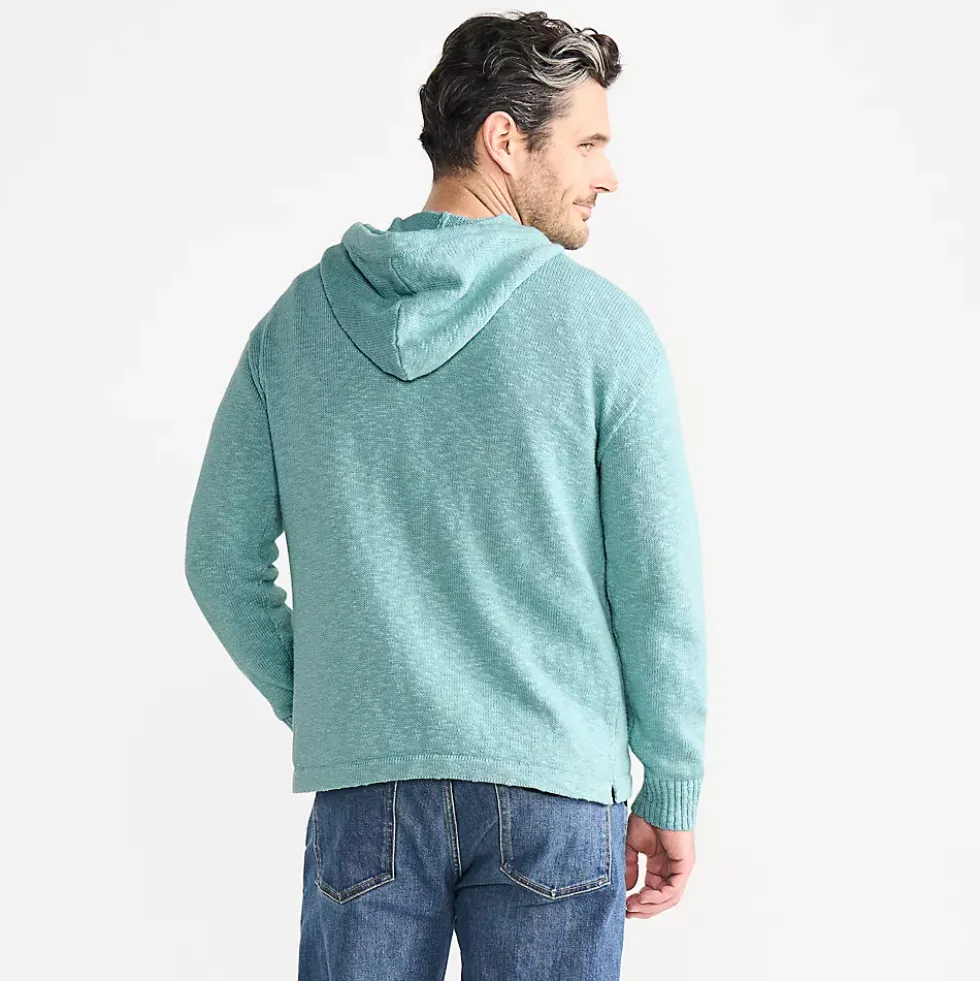 Men's Textural Slub Hoodie Sweater