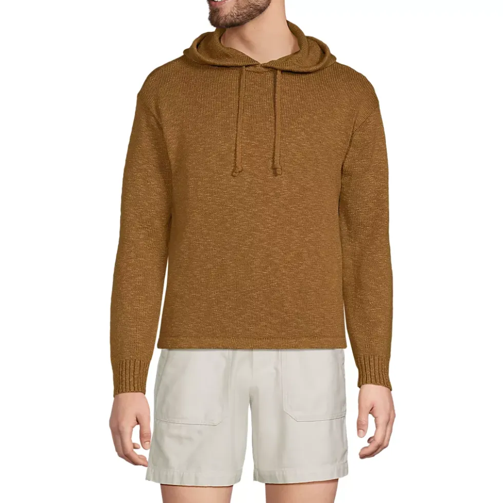 Men's Textural Slub Hoodie Sweater