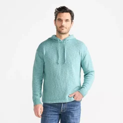 Men's Textural Slub Hoodie Sweater