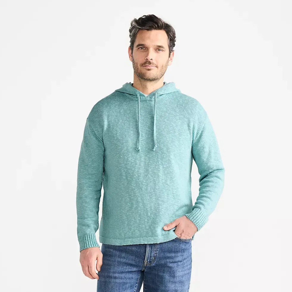 Men's Textural Slub Hoodie Sweater