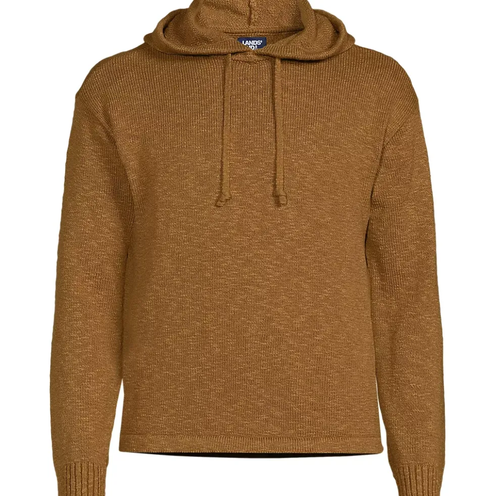 Men's Textural Slub Hoodie Sweater