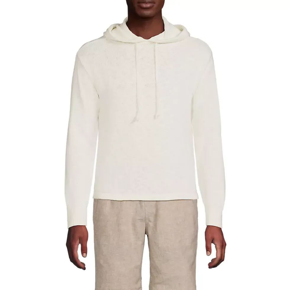 Men's Textural Slub Hoodie Sweater