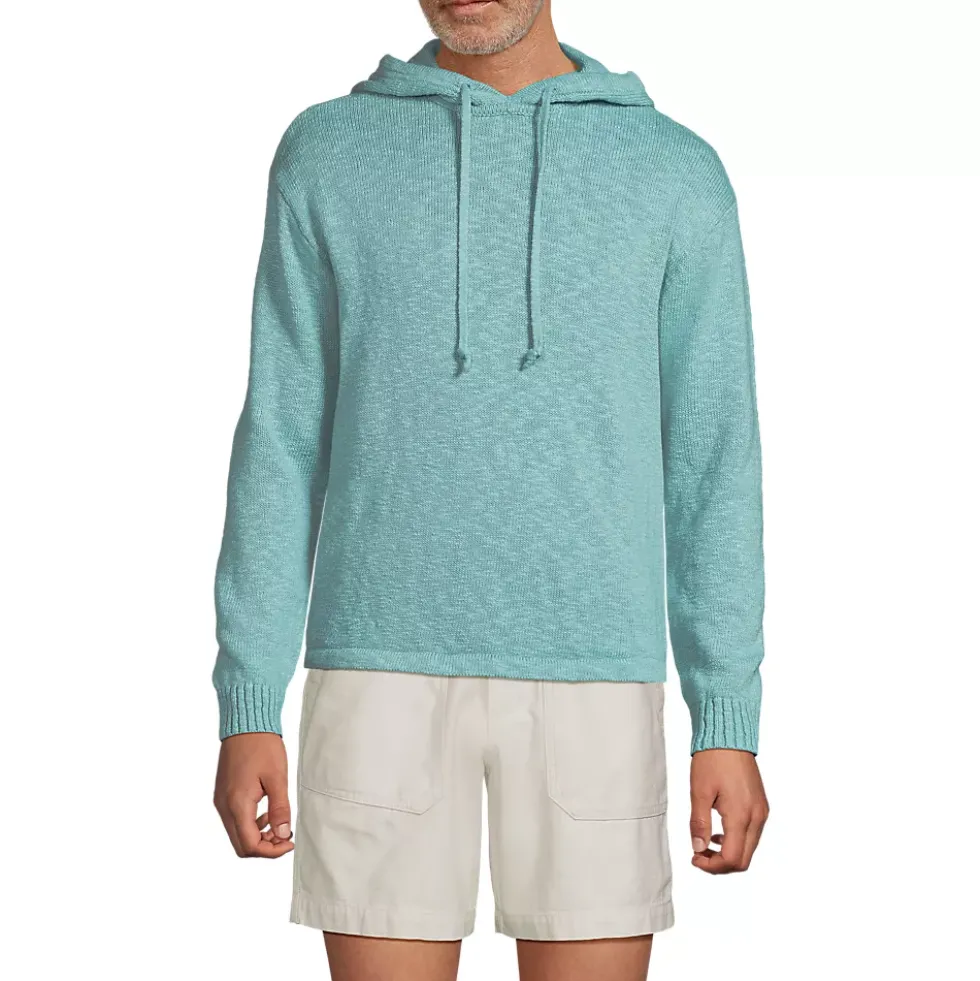 Men's Textural Slub Hoodie Sweater
