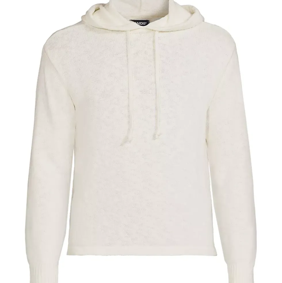 Men's Textural Slub Hoodie Sweater
