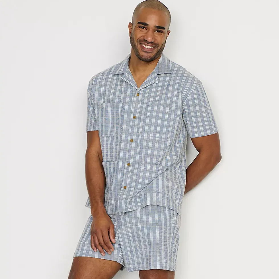 Men's 5.5" Textured Jacquard Easy Shorts - Set Bottom