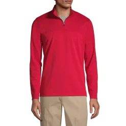 Men's Textured Quarter Zip Pullover